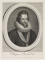 KG 12305
<br/>
Portret van Jacobus I van Engeland
<br/>
<em>Picart, Bernard (1673-1733)</em>